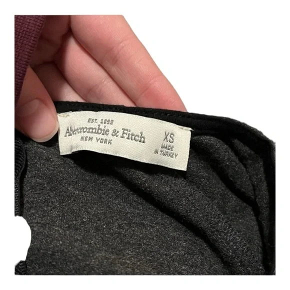 Abercrombie & Fitch Black, Back Zip, Skater Fit and Flare Mini Dress sz … - Picture 3 of 3